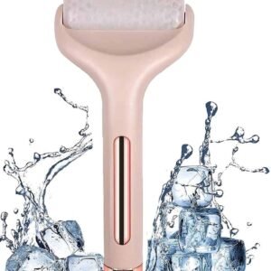 Anti-wrinkles Facial Roller, Ice Roller for Face Massager with Cooling Gel Inside