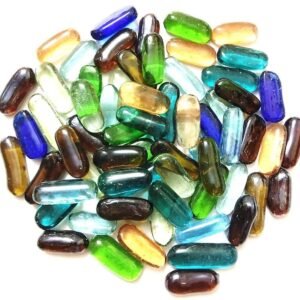 DS1 Capsule Mix Glass Pebbles Decorative Stones