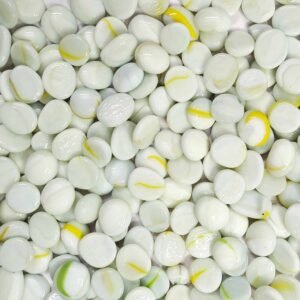 DS1 Yellow Wave Glass Pebbles Decorative Stones
