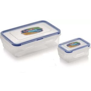 ADRITI Lock Fit Lunch Box for Office and School, 800 Ml