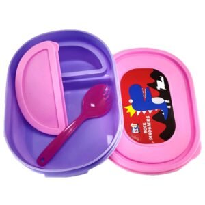 Adriti Picnic Lunch Box for School Kids, Multi-color