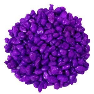 DS1 Purple Coloured Pebbles Decorative Stones