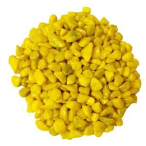 DS1 Yellow Coloured Pebbles Decorative Stones
