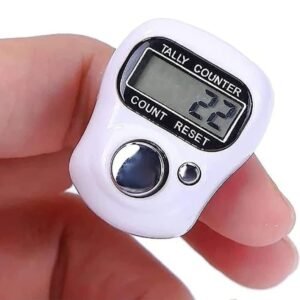 IDYD Mini Hand Tally Counter Finger Ring, Mantra Jap Counter, Digital Electronic Head Count, Digital Counting Machine, Cricket Ball Counter